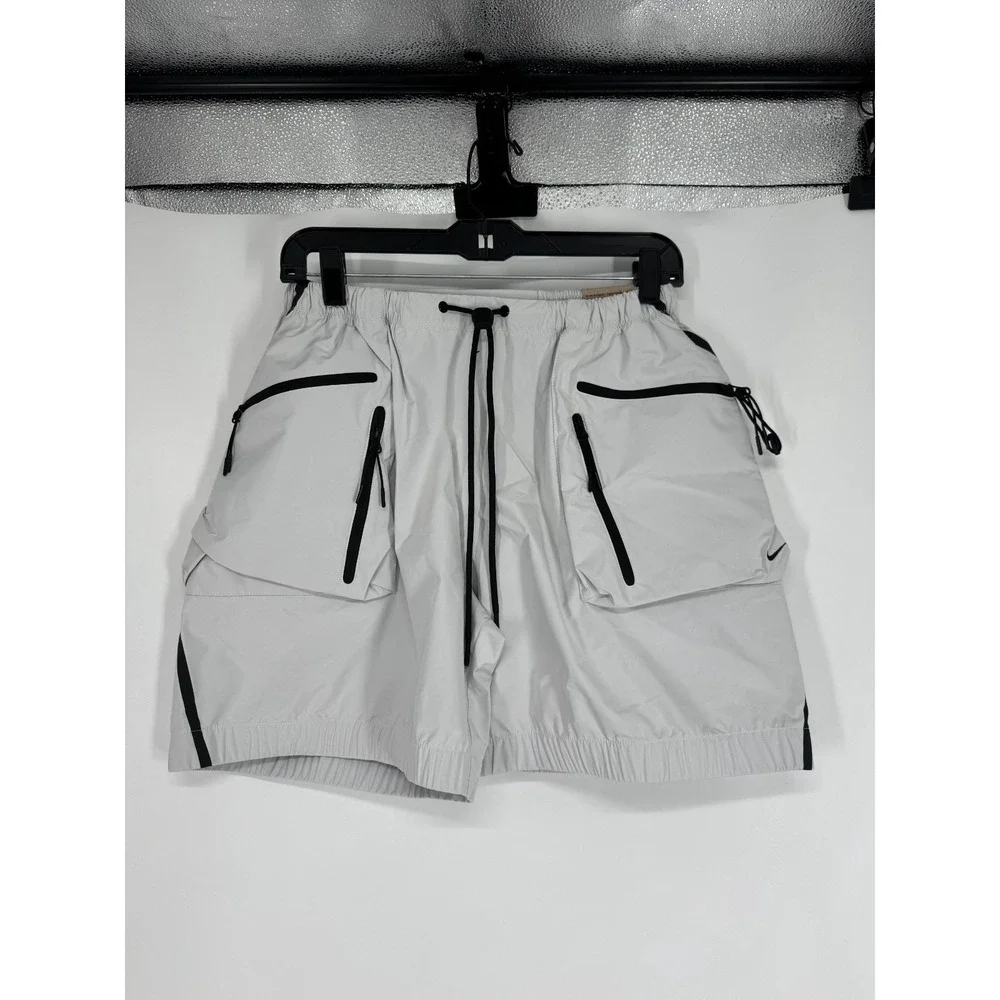 Nike Tech Super Lightweight Cargo Shorts Mens Small Summit White HJ2946-121